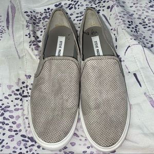 Steve Madden Grey Loafers Size 9